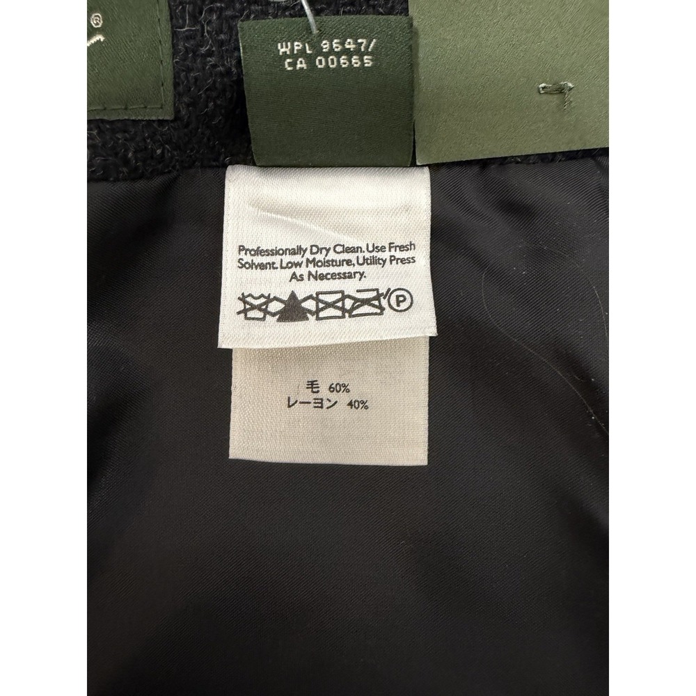 NWT Eddie Bauer Wrap Blanket Stitch Skirt Womens Sz 6 Charcoal Gray Side‎ Zip - Picture 8 of 8